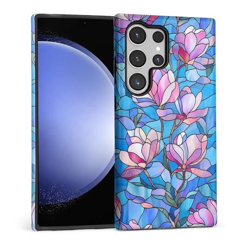 Coque Samsung S23 Ultra motif fleurs antichoc et anti-rayures pour femme