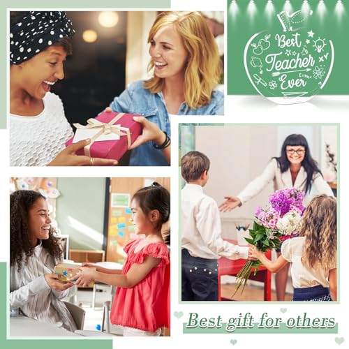 Image of Gifzy Apple Shape Teacher Appreciation Gifts for Women /men Christmas Thank You gift for Teacher, Teachers day gift - Desk Decor and Paperweight Supplies