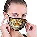 Produktbild Unisex Reusable Face Nose Mouth CoverOil Painting Style Big Cat Purposeful Eyes Carnivore Bengal Feline of Eastwhth Adjustable Earloops Dust Mouth Mask