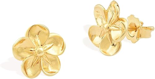 Jewelry Atelier Colección de aretes colgantes rellenos de oro Aretes elegantes rellenos de oro amarillo sólido de 14 quilates para mujer con