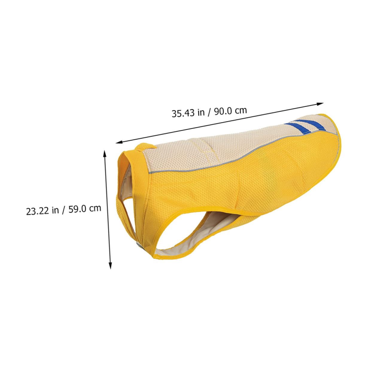 DOITOOL Gilet Rafraîchissant pour Chien et Chat Gilet Solaire Respirant en Tissu Léger Taille L Protection Été Animaux de Compagnie Usage Extérieur