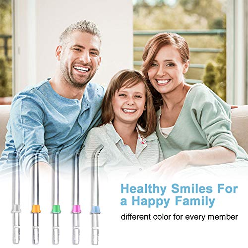 image for BESWORLDS Replacement Jet Tips, 5 PCS Classic Jet Tip for Waterpik Wat