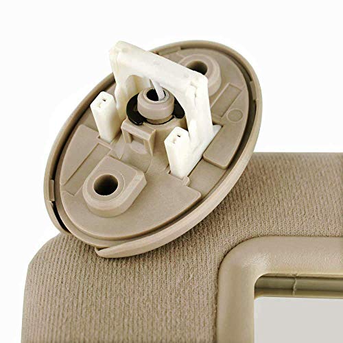 SAILEAD Left Driver Side Sun Visor Compatible with Toyota Venza with Sunroof and Light,Replacement for Venza 2009 2010 2011 2012 2013 2014 2015 2016(Beige, Left Side) - Thumbnail 2