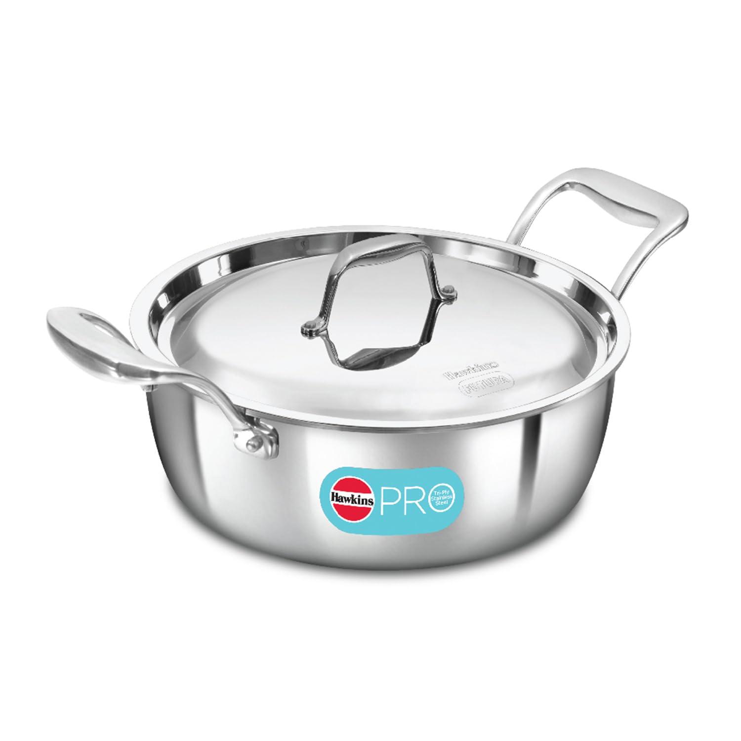 Hawkins 3L Pro Triply Stainless Steel Cook N Serve Bowl with Steel Lid, Silver (PSC30S)-picture-14