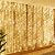HXWEIYE 300LED Fairy Curtain Lights, 9.8x9.8Ft Warm White USB Plug in 8 Modes Christmas String Hanging Lights with Remote for Bedroom, Indoor, Outdoor, Weddings, Party