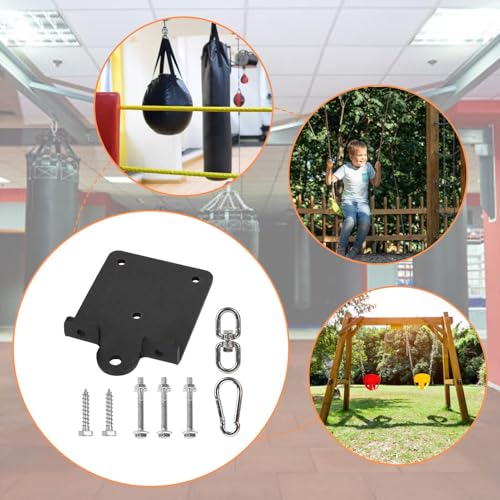 Support pour sac de frappe mural réglable avec accessoires de montage inclus