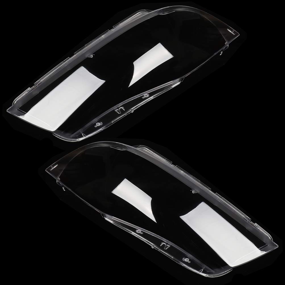ECCPP Headlight Lens Cover Fits for 2005-2011 BMW 325i;2007-2012 BMW 335i Left and Right Side Car Headlight Headlamp Lense Clear Lens Cover, Pack of 2