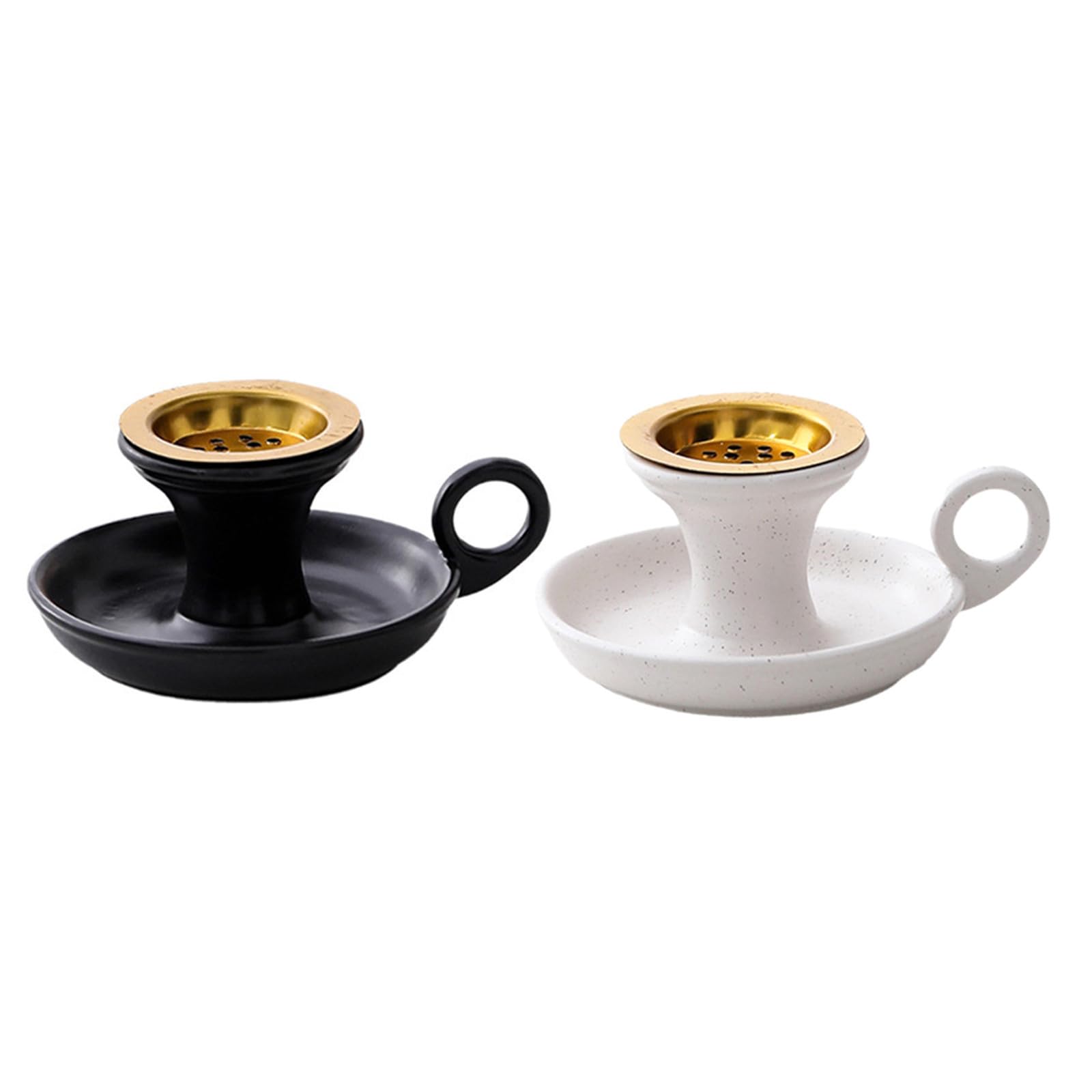 SHINEOFI 2 Piezas Quemador de Incienso Bakhoor de Cerámica Portátil Diseño Árabe Artístico, Difusor de Aroma y Purificador de Aire Adecuado para Decoración del Hogar y Dormitorio