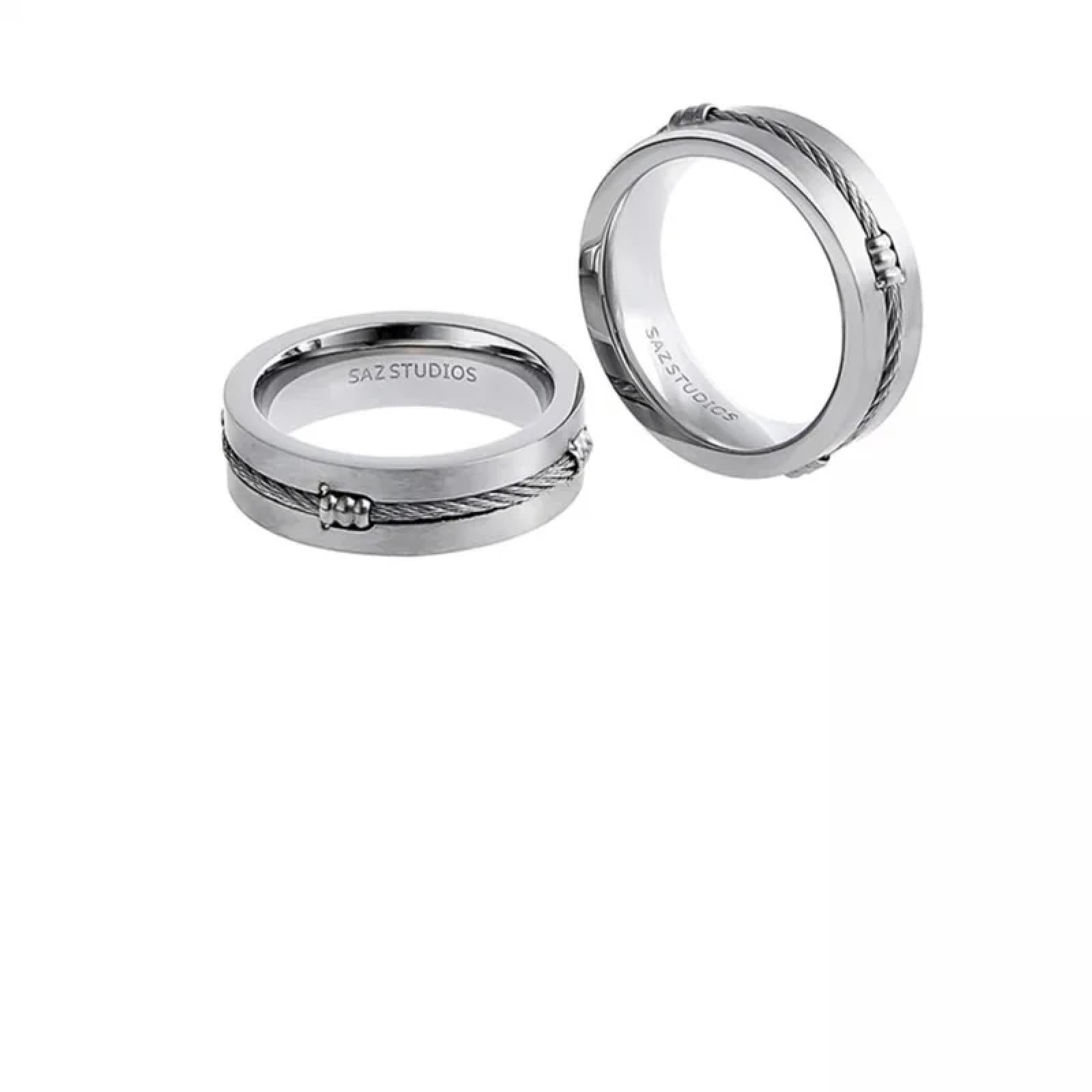 Ring Ringe Damen Bijouterie Herren Exquisiter Ring Ohne Pigmentverlust, Für Herren Und Damen, Hip-Hop-Mode, Leichtes, Luxuriöses, Einfaches Zubehör