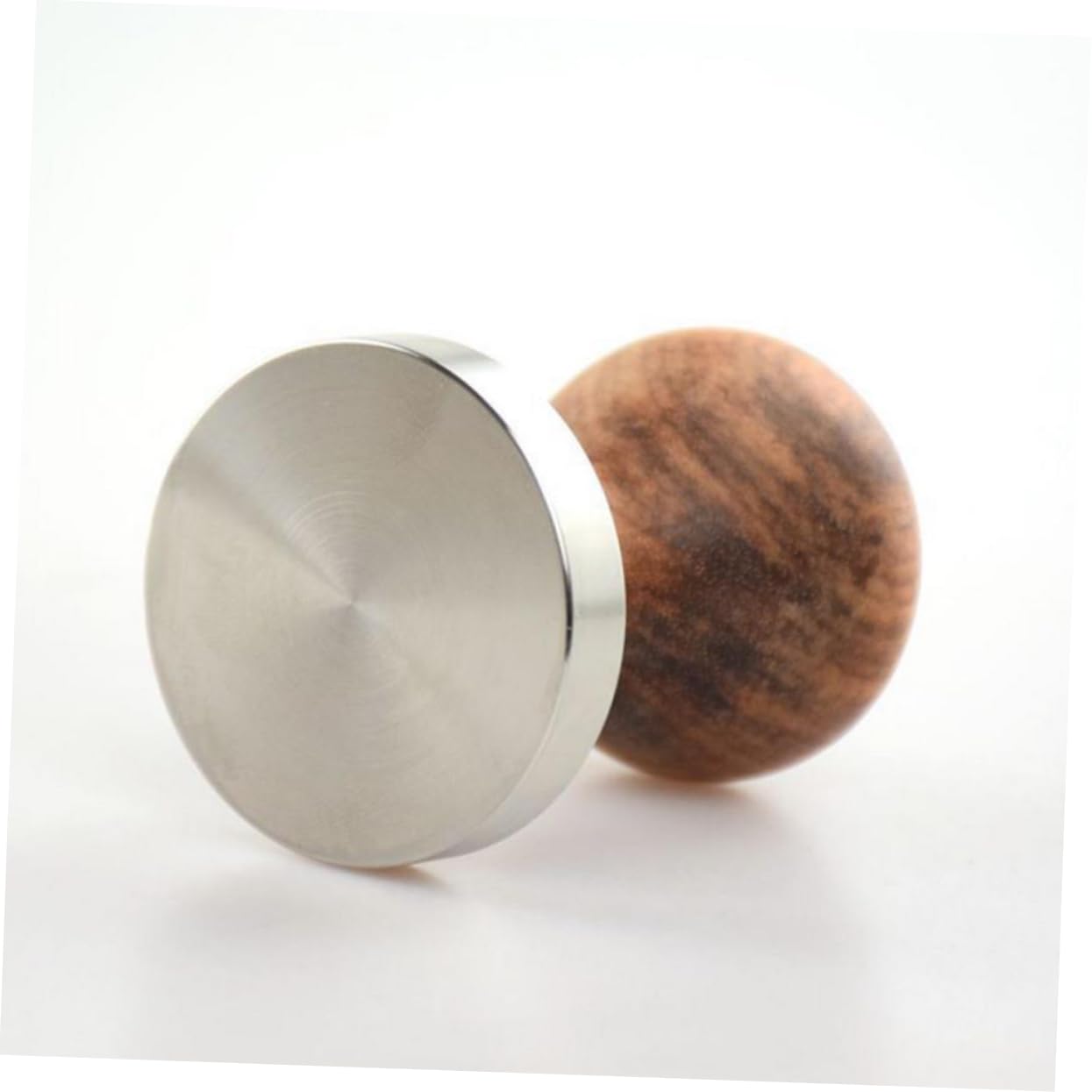 Pressino Caffè 57mm in Legno Ergonomico per Caffè Macinato Bar