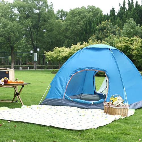 Carpa Instantánea Pop Up para Camping 3-4 Personas Azul miniatura 2