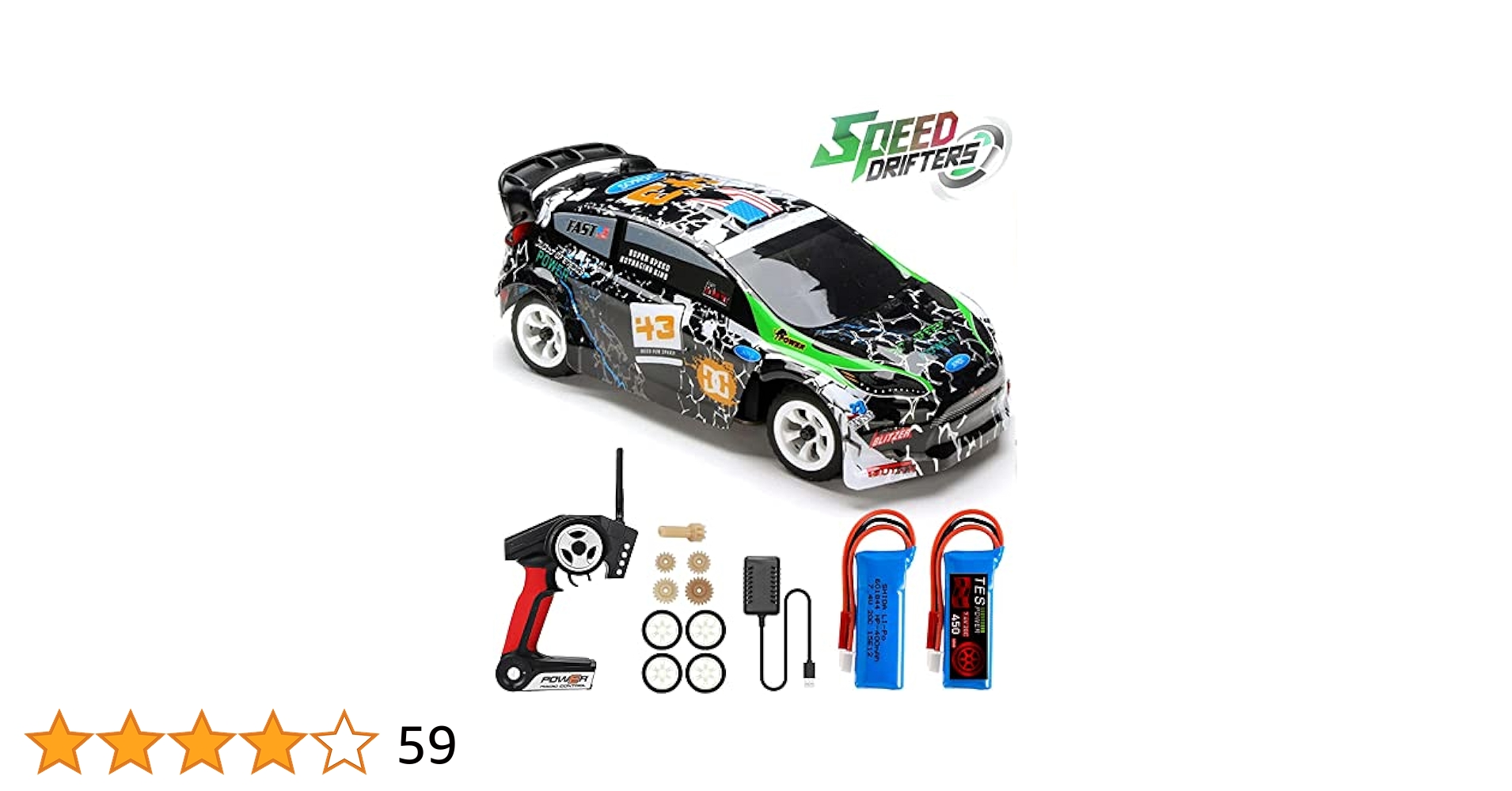 Amazon.co.jp: TesPower WLtoys K989 RCドリフトカー ドリフト