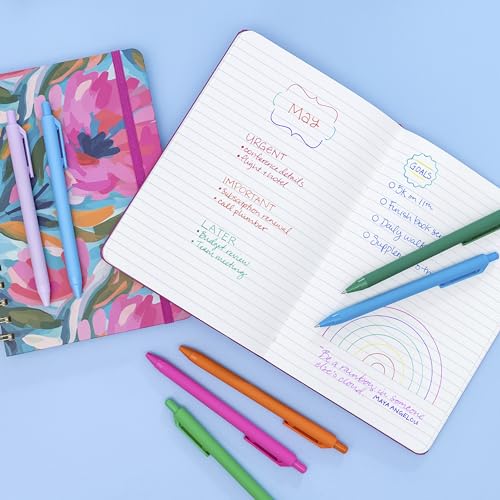 Bolígrafos de gel retractiles PAPERAGE pack 20 colores surtidos miniatura 5