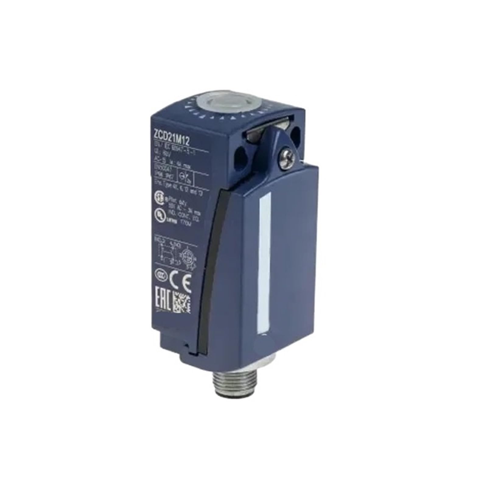 Interruptor de límite ZCD-21M12 final de carrera metálico con pistón de rodillo para control