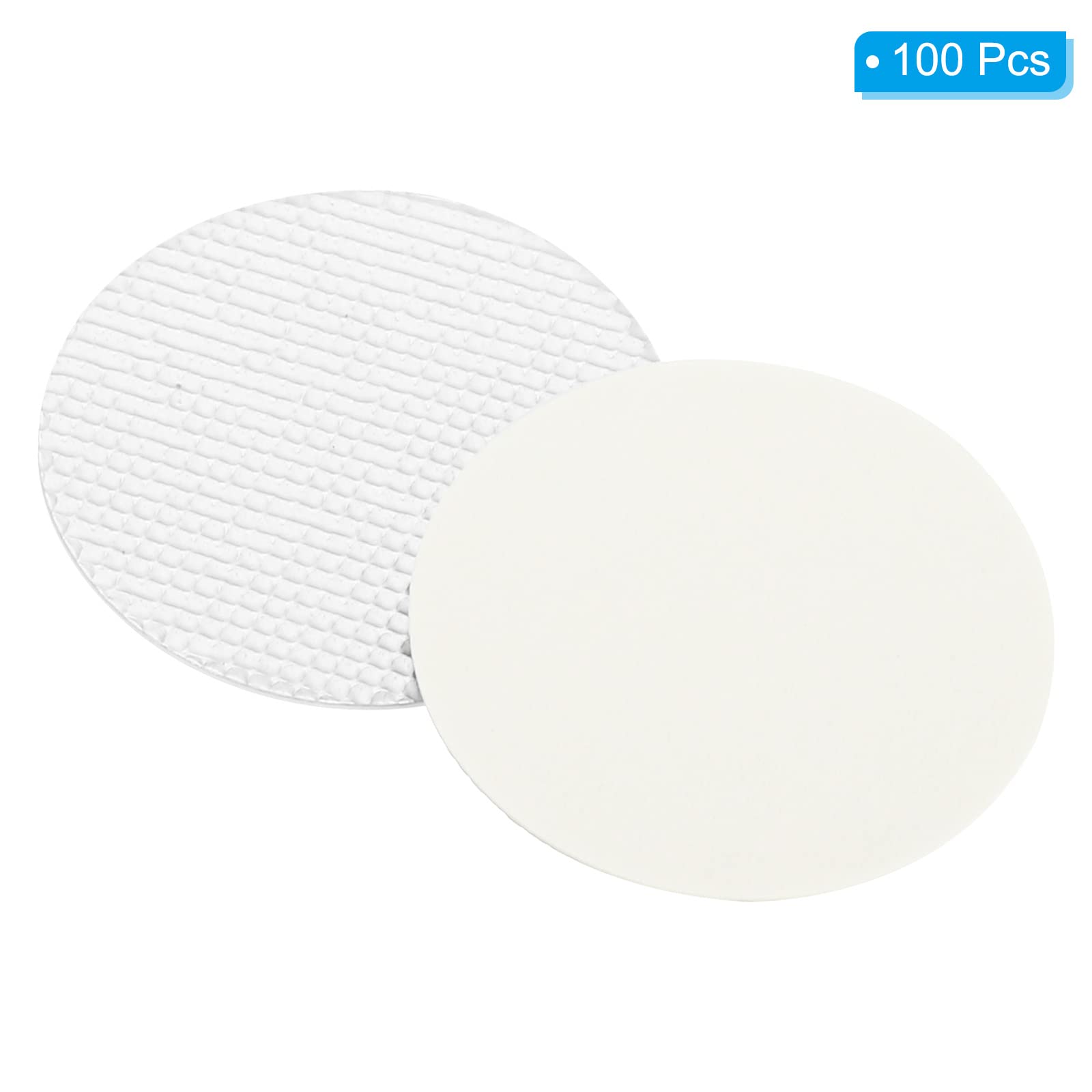 PATIKIL 26mm/1.01" Aluminum Foil Cap Liner, 100Pcs Resistant Tamper Induction Heat Sealer Sealing Liners for Glass Bottle Jar Lid - Image 3