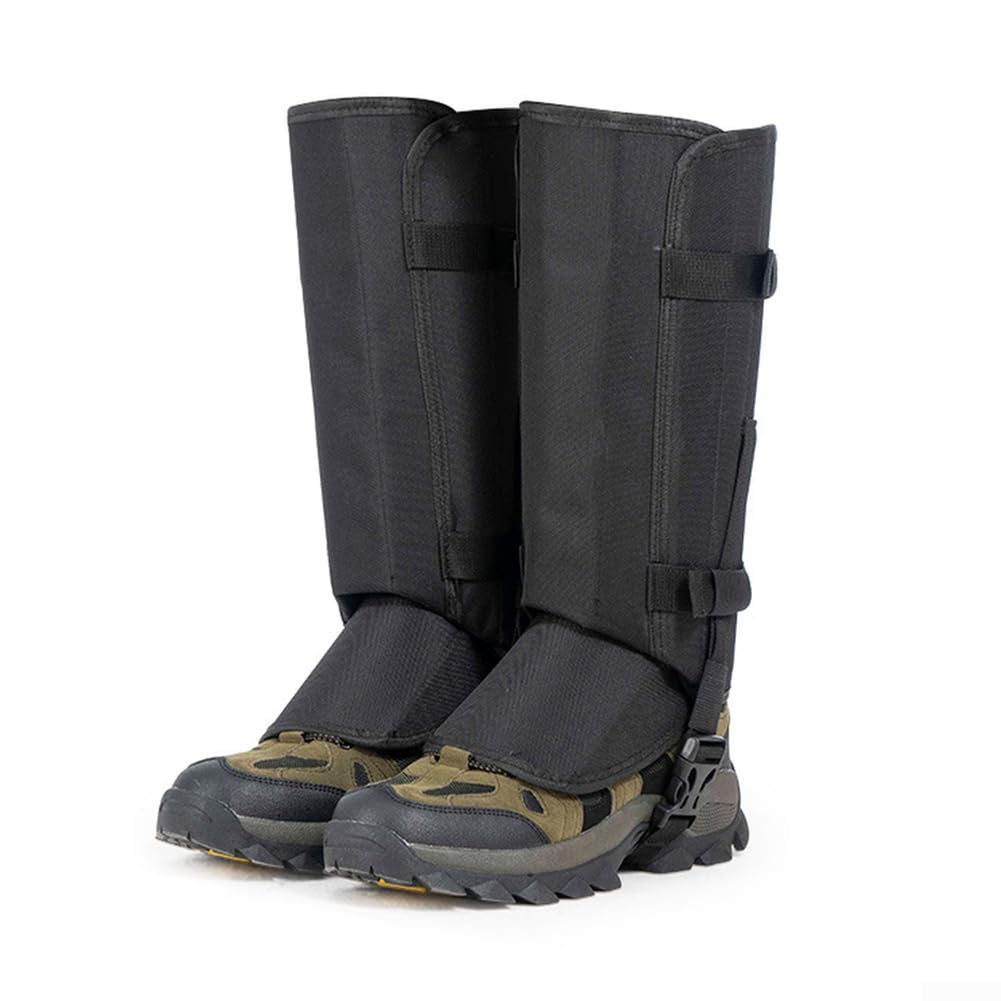 Ghette da caccia impermeabili in nylon per escursionismo, campeggio, spine detriti, cinghie regolabili