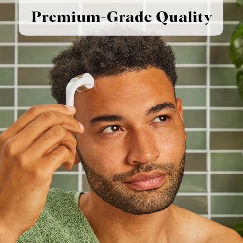 Kitsch Derma Roller for Face, Face Roller for Beard, Skin Care Tools, Gifts For Women and Men, Travel Essentials, White - Image 5