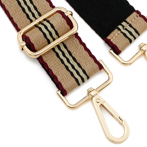 Image of ZOOEASS Wide Shoulder Strap Adjustable Replacement Belt Guitar Style Crossbody Bag Handbag Strap Multicolor Canvas Straps(Wide:1.5in)(Color31)