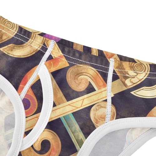 KLL Abstract Geometric Patterns Toddler Boys' Cotton Briefs Breathable Children Undies4