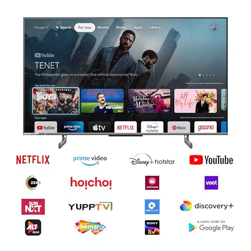 Hisense 164 cm (65 inches) 4K Ultra HD Smart QLED Google TV 65U6K (Gray) with 3 Years Warranty