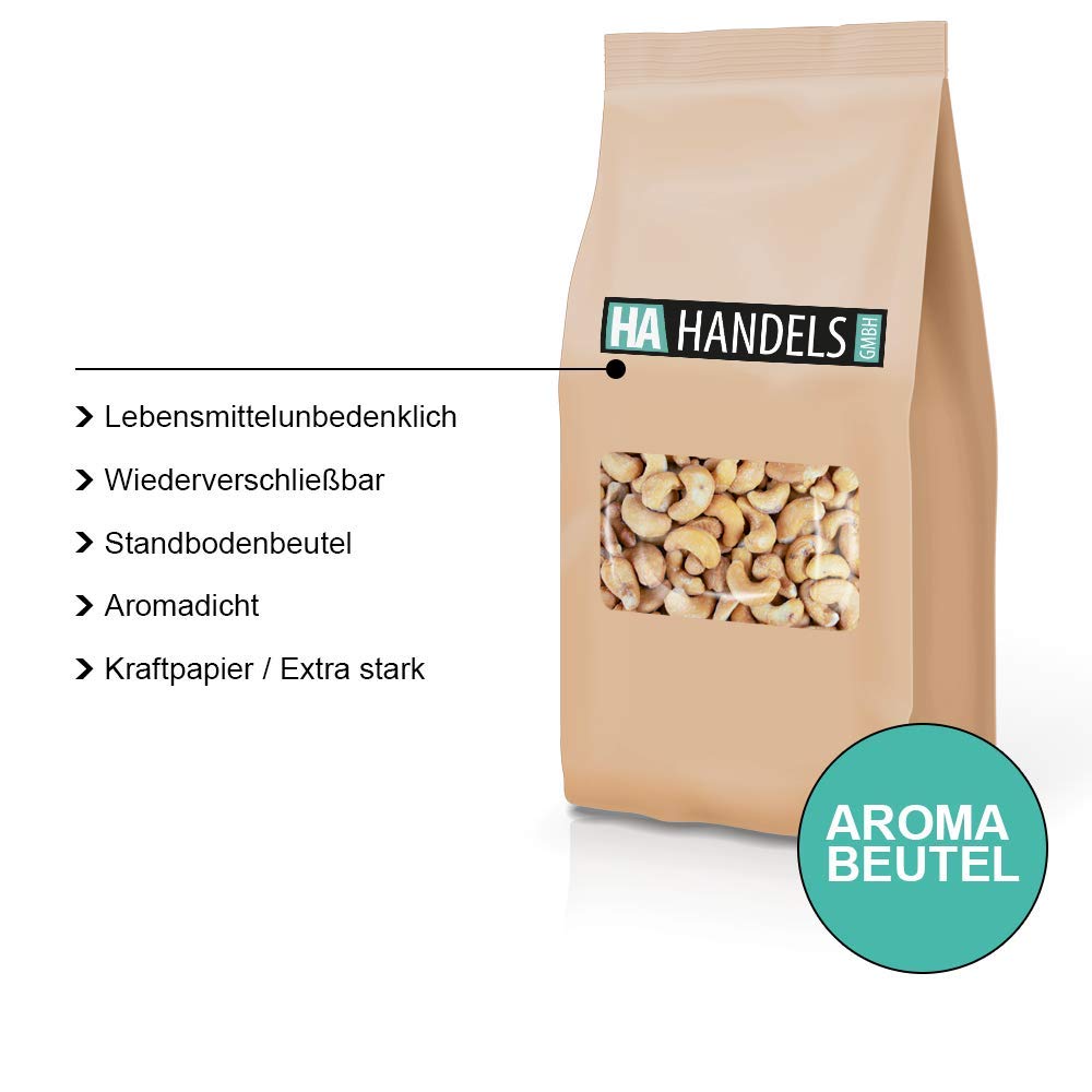 Cashewkerne geröstet und gesalzen ungeschwefelt Cashewnüsse ganze Kerne ungezuckert wiederverschließbare Verpackung 1kg - 5kg (5kg)