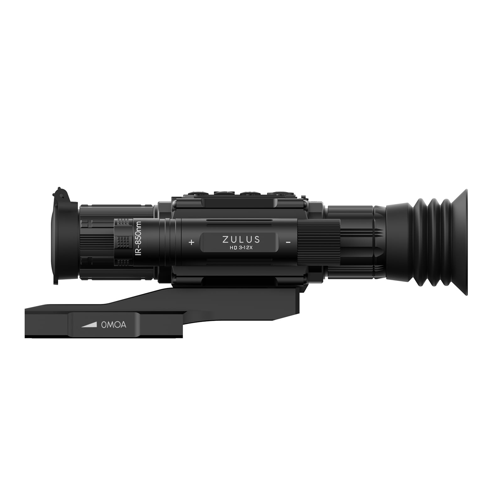 Zulus HD V2 Digital Day Night Vision Rifle Scope with Built-in Infrared for Hunting