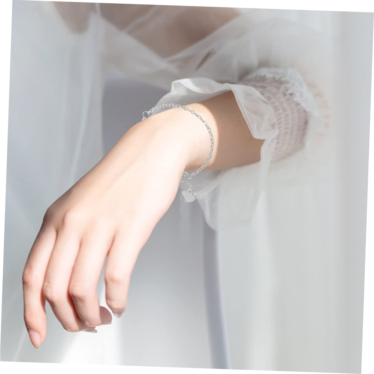 VILLCASE 9stücke Teiliges Kettenverlängerungen Aus Langlebigem Silber Für Armbänder Und Halsketten Mit Einzigartigem Design Und Praktischem Karabiner Für -schmuckgestaltung