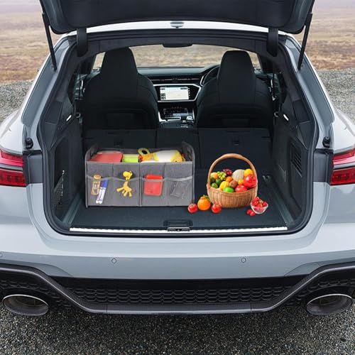 Boîte de cargo automobile pliable avec compartiments pour boissons - 3