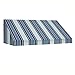 Awntech 10-Feet New Yorker Window/Entry Awning, 24 by 36-Inch, Navy/Gray/White