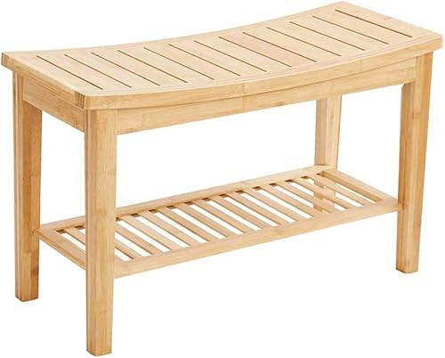 TAISK Shoe Rack, Shoe Rack, with Shelves Waterproof Spa Chair Seat Bench Organizer Stool, Shoe Shelf, for Hallway Bathroom Living Room Corridor