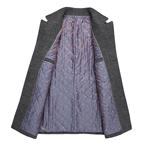 Mirecoo caldo cappotto invernale da uomo, corto