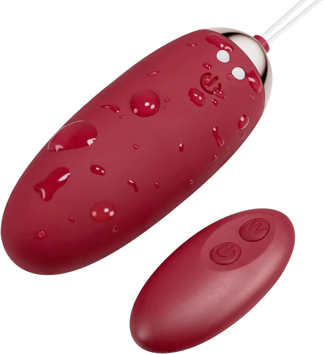 Vibration Für Frauen Vibrator-Liebeskugeln für Die Frau,Sex Spielzeug Für Paare,Vibrator Mit Fernbedienung,Sexspielzeug-Sex Toys,Sex Spielzeug Für Die Frau,Liebeskugeln(burgunderrot)
