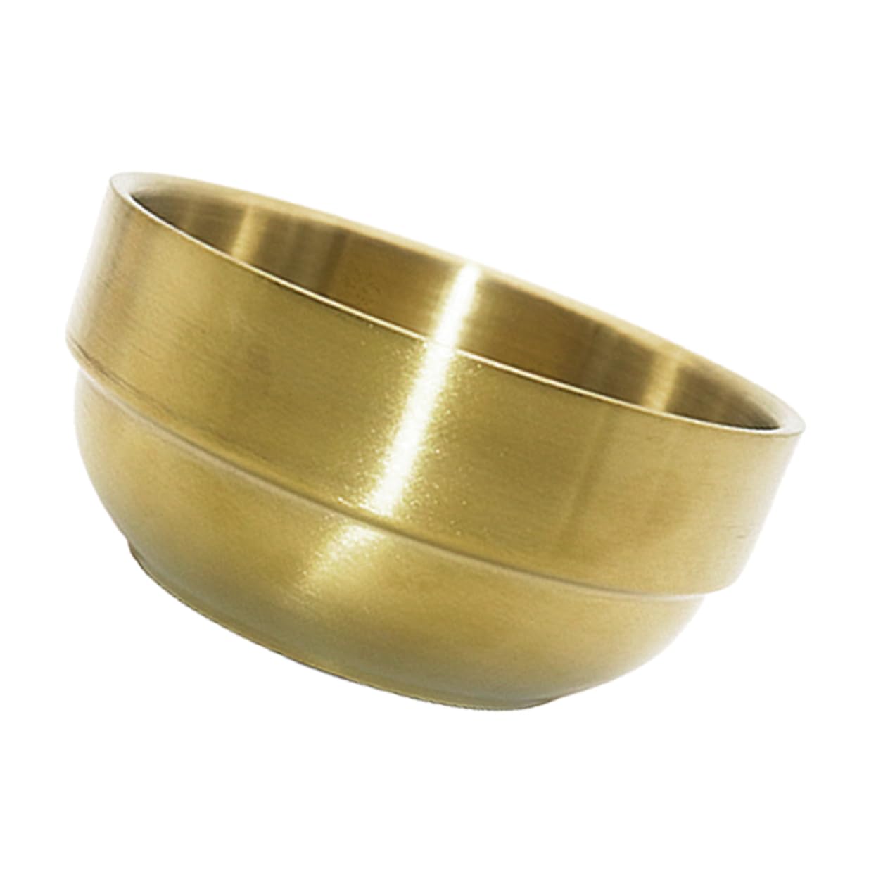 FRCOLOR Unscented Shaving Bowl Large Capacity Foaming Bowl for Men Barber Shop Salon Stainless Steel Smooth Edges