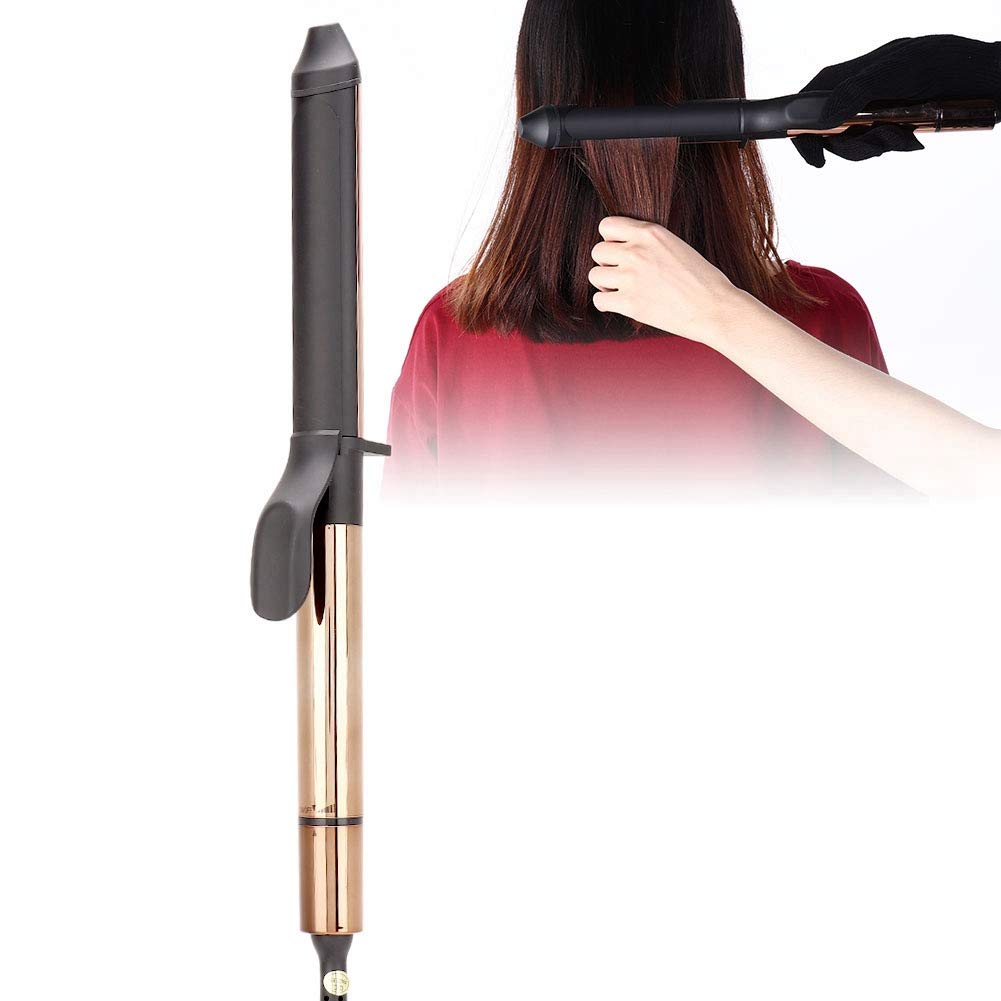 Hair Curler, Automatic Curling Iron Aleath 3 Types Lcd Temperature Display Hair Curler Instant Heating, Curling Iron Hair Styling Tool Comfortable to Hold Fit for All Hair Types(UK) (Size : UK)