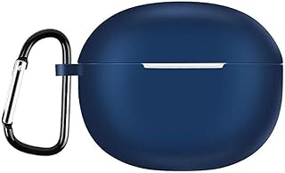 حافظة حماية سيليكون متوافقة مع سماعات الأذن اللاسلكية ريلمي تيك لايف بودز T100 (سماعة الرأس غير متضمنة) (أزرق)