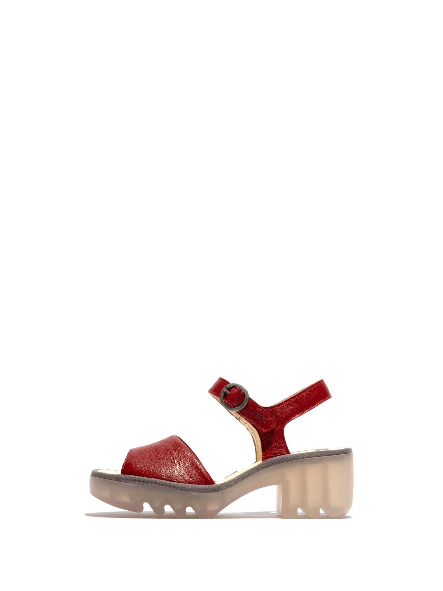 Fly London Women's TULL503FLY Sandal, Lipstick RED, 8 UK