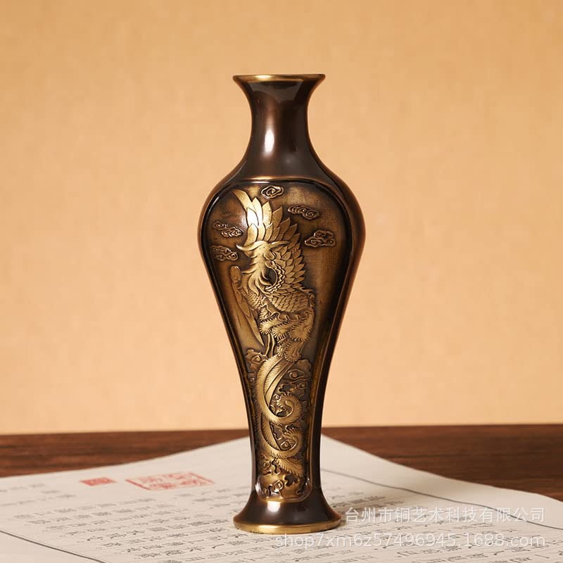 花瓶　黄銅製の花瓶　海外の花瓶　インテリア　　工芸品　美術品　骨董品 花瓶 黄銅製の花瓶 海外の花瓶 インテリア 工芸品 美術品 骨董品 楽天