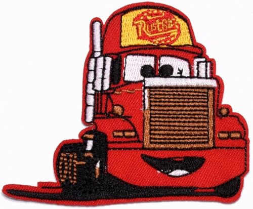 Mack Super-Liner Superliner Truck red Truck Embroidered Iron On/Sew On Patch-3" x 3.5"