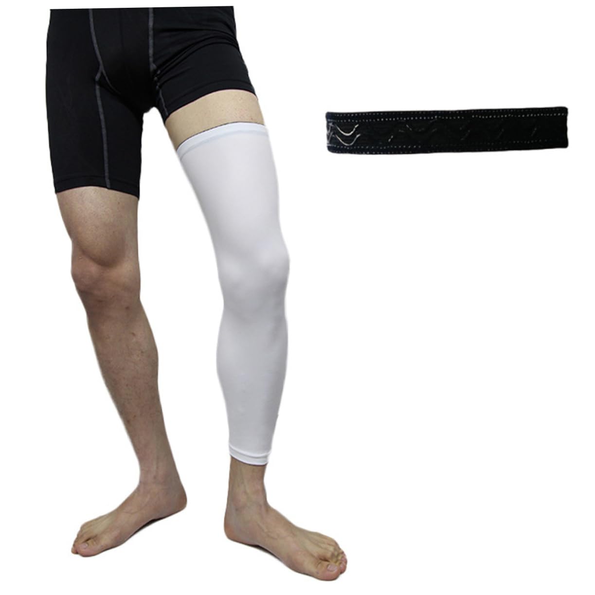 KOMBIUDA Basketball Knee Pads 1 for Women Running Sleeve Support Brace for Running Basketball Pads Basketball Leg Sleeves Bands for Basketball Long Socks Stockings Lengthen Fitness