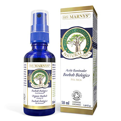 Marnys Aceite Iluminador De Baobab Biológico 100% Vegetal Spray 50Ml