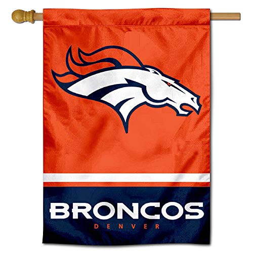 WinCraft Broncos Two Sided House Flag