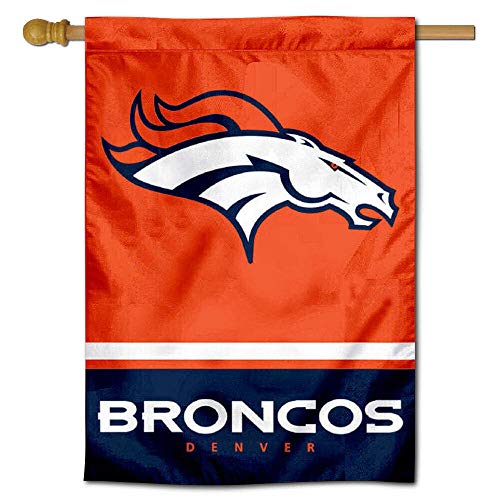 WinCraft Denver Broncos Two Sided House Flag