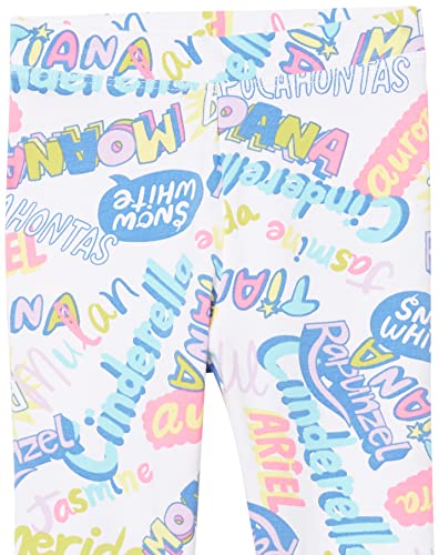 Image of Amazon Essentials Disney | Marvel | Star Wars | Frozen | Princess Girls and Toddlers' Cotton Stretch Leggings, Multipacks