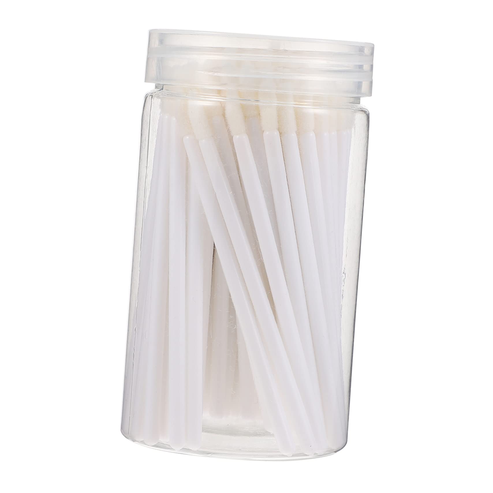 VICASKY 100pcs Disposable Lip Brush Makeup Tool Retractable Lipstick Applicator Lipstick Gloss Wands Lip Gloss Brush Beauty Accessory Set