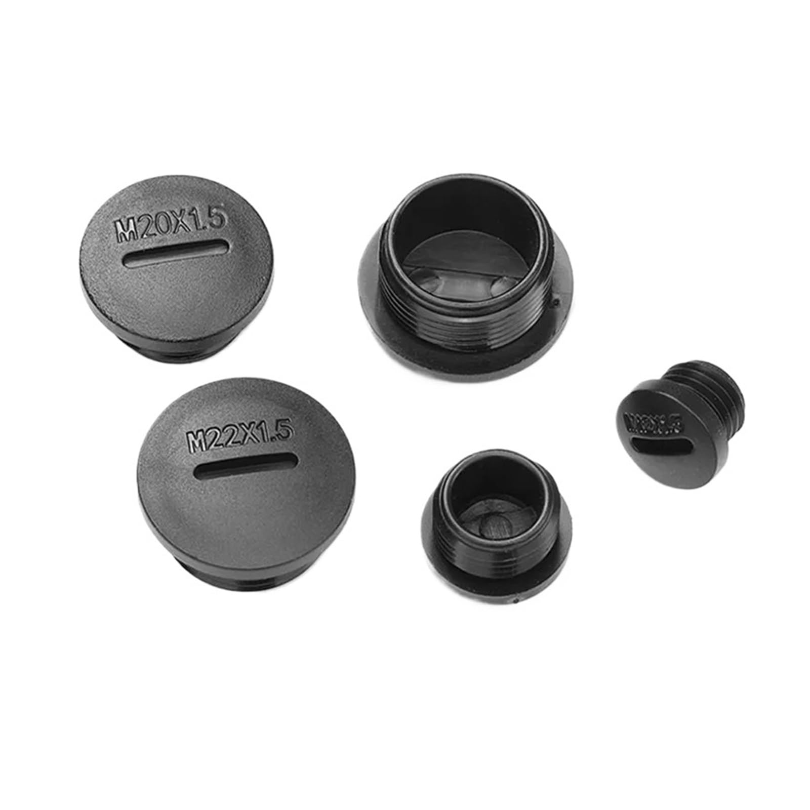 Prensaestopas Tapón Ciego 10 Uds empaquetado IP68 PA66 Cable de nailon tapón ciego glándula tapas de extremo de tornillo for juntas PG blanco | White For PG36