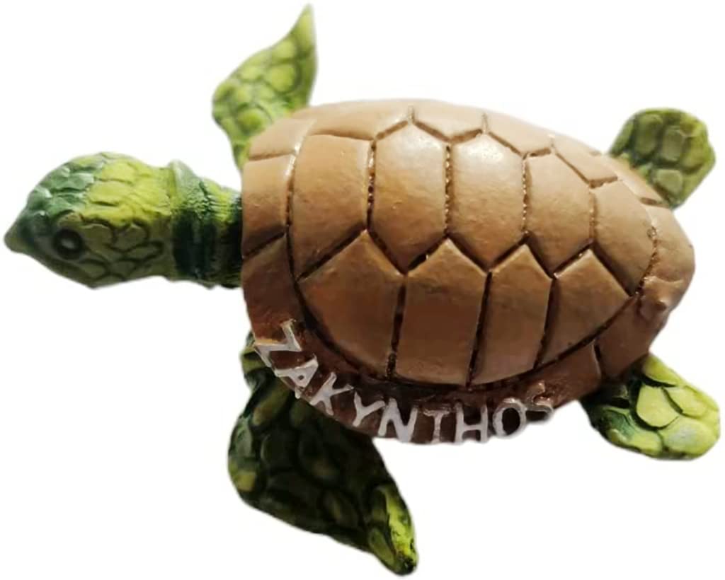 Altko Sz-34 Zakynthos Greece Turtle Zakynthos Magnet Fridge Refrigerator Magnet Decoration Sticker Souvenir Resin Crafts Kitchen Whiteboard