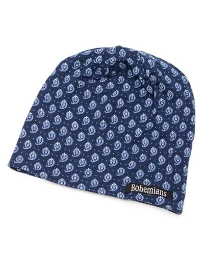 [Bohemians] �y�C�Y���[�h�b�g ���b�`�L���b�v�sNAVY(�l�C�r�[)�tS�T�C�Y �{�w�~�A���Y/PAISLEY DOTS WATCH CAP �ԕ�