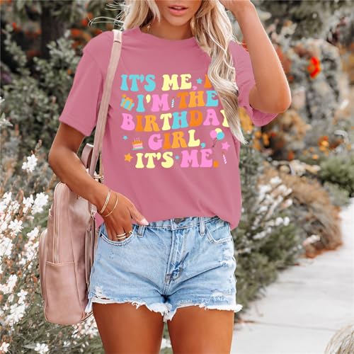 Image of Happy Birthday Shirts for Women Cute My Day My Way Birthday Girl T Shirt