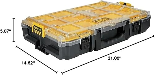 Miniatura 9 de DEWALT ToughSystem Organizador de herramientas, 2.0 de tamaño completo, 10 compartimentos (DWST08040)