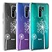 Yoowei [3-Pack] Funda Compatible con Xiaomi Redmi 9, Transparente con Dibujos Ultra...